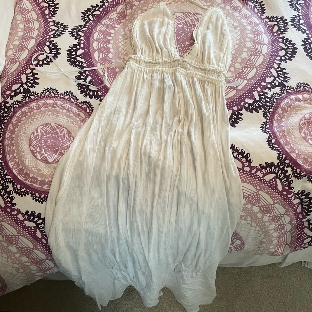 Forever 21 halter maxi beach dress